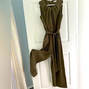 Calvin Klein Olive Green Jumpsuit